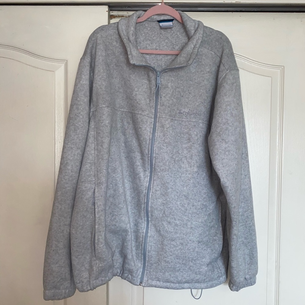Columbia Gray Fleece Jacket